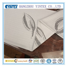 Jacquard Weave Cream Polyester Fabric for Home Textile